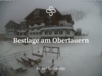 Archived image Webcam Obertauern - View Hotel Schneider 07:00