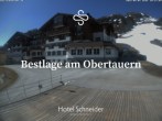 Archived image Webcam Obertauern - View Hotel Schneider 09:00