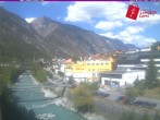 Archived image Webcam River Inn in the city of Landeck 13:00