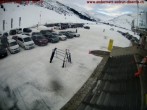 Archiv Foto Webcam Andermatt: Parkplatz Gemsstockbahn 07:00