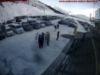 Archiv Foto Webcam Andermatt: Parkplatz Gemsstockbahn 09:00