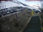 Archiv Foto Webcam Andermatt: Parkplatz Gemsstockbahn 09:00