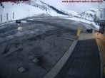 Archiv Foto Webcam Andermatt: Parkplatz Gemsstockbahn 06:00