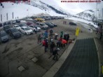 Archiv Foto Webcam Andermatt: Parkplatz Gemsstockbahn 07:00