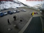 Archiv Foto Webcam Andermatt: Parkplatz Gemsstockbahn 06:00