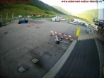 Archiv Foto Webcam Andermatt: Parkplatz Gemsstockbahn 05:00