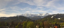 Archiv Foto Webcam Panoramakamera am Rathaus Garmisch 07:00