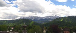 Archived image Webcam View Garmisch cityhall 13:00