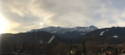 Archiv Foto Webcam Panoramakamera am Rathaus Garmisch 07:00