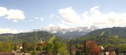 Archiv Foto Webcam Panoramakamera am Rathaus Garmisch 13:00