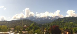 Archiv Foto Webcam Panoramakamera am Rathaus Garmisch 09:00