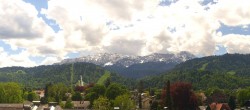 Archiv Foto Webcam Panoramakamera am Rathaus Garmisch 11:00