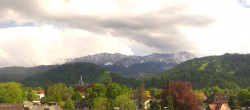 Archiv Foto Webcam Panoramakamera am Rathaus Garmisch 15:00