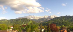 Archiv Foto Webcam Panoramakamera am Rathaus Garmisch 17:00