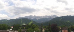 Archiv Foto Webcam Panoramakamera am Rathaus Garmisch 13:00