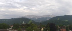Archiv Foto Webcam Panoramakamera am Rathaus Garmisch 17:00