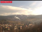 Archived image Webcam Rokytnice, Valley Huťský potok 07:00