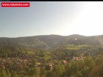 Archived image Webcam Rokytnice, Valley Huťský potok 07:00