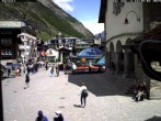 Archiv Foto Webcam Zermatt Kirchplatz 12:00
