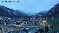 Archiv Foto Webcam Zermatt: Blick über das Dorf von Spiss 21:00