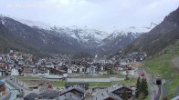 Archiv Foto Webcam Zermatt: Blick über das Dorf von Spiss 19:00