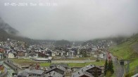 Archiv Foto Webcam Zermatt: Blick über das Dorf von Spiss 05:00