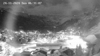 Archiv Foto Webcam Zermatt: Blick über das Dorf von Spiss 05:00