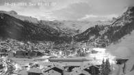 Archiv Foto Webcam Zermatt: Blick über das Dorf von Spiss 06:00