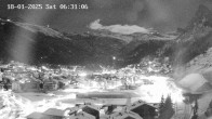 Archiv Foto Webcam Zermatt: Blick über das Dorf von Spiss 05:00