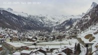 Archiv Foto Webcam Zermatt: Blick über das Dorf von Spiss 07:00