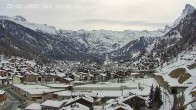 Archiv Foto Webcam Zermatt: Blick über das Dorf von Spiss 13:00