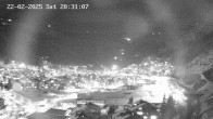 Archiv Foto Webcam Zermatt: Blick über das Dorf von Spiss 19:00