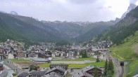 Archiv Foto Webcam Zermatt: Blick über das Dorf von Spiss 06:00