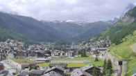 Archiv Foto Webcam Zermatt: Blick über das Dorf von Spiss 09:00
