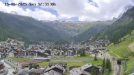 Archiv Foto Webcam Zermatt: Blick über das Dorf von Spiss 11:00