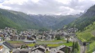 Archiv Foto Webcam Zermatt: Blick über das Dorf von Spiss 15:00