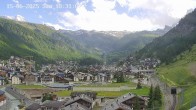 Archiv Foto Webcam Zermatt: Blick über das Dorf von Spiss 17:00