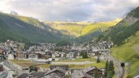 Archiv Foto Webcam Zermatt: Blick über das Dorf von Spiss 06:00