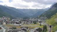 Archiv Foto Webcam Zermatt: Blick über das Dorf von Spiss 15:00