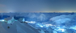 Archiv Foto Webcam Arosa: Weisshorngipfel 01:00