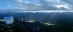 Archiv Foto Webcam Arosa: Weisshorngipfel 23:00