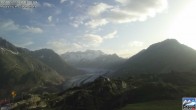 Archiv Foto Webcam Aletsch Arena: Aletschgletscher - Moosfluh 06:00