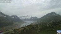 Archiv Foto Webcam Aletsch Arena: Aletschgletscher - Moosfluh 07:00