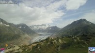 Archiv Foto Webcam Aletsch Arena: Aletschgletscher - Moosfluh 09:00