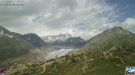 Archiv Foto Webcam Aletsch Arena: Aletschgletscher - Moosfluh 13:00