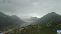 Archiv Foto Webcam Aletsch Arena: Aletschgletscher - Moosfluh 15:00