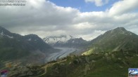 Archiv Foto Webcam Aletsch Arena: Aletschgletscher - Moosfluh 17:00