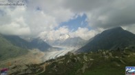 Archiv Foto Webcam Aletsch Arena: Aletschgletscher - Moosfluh 11:00