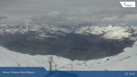 Archiv Foto Webcam Davos: Parsenn Weissfluhjoch (Blick Schifer) 13:00
