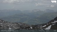 Archiv Foto Webcam Davos: Parsenn Weissfluhjoch (Blick Schifer) 13:00